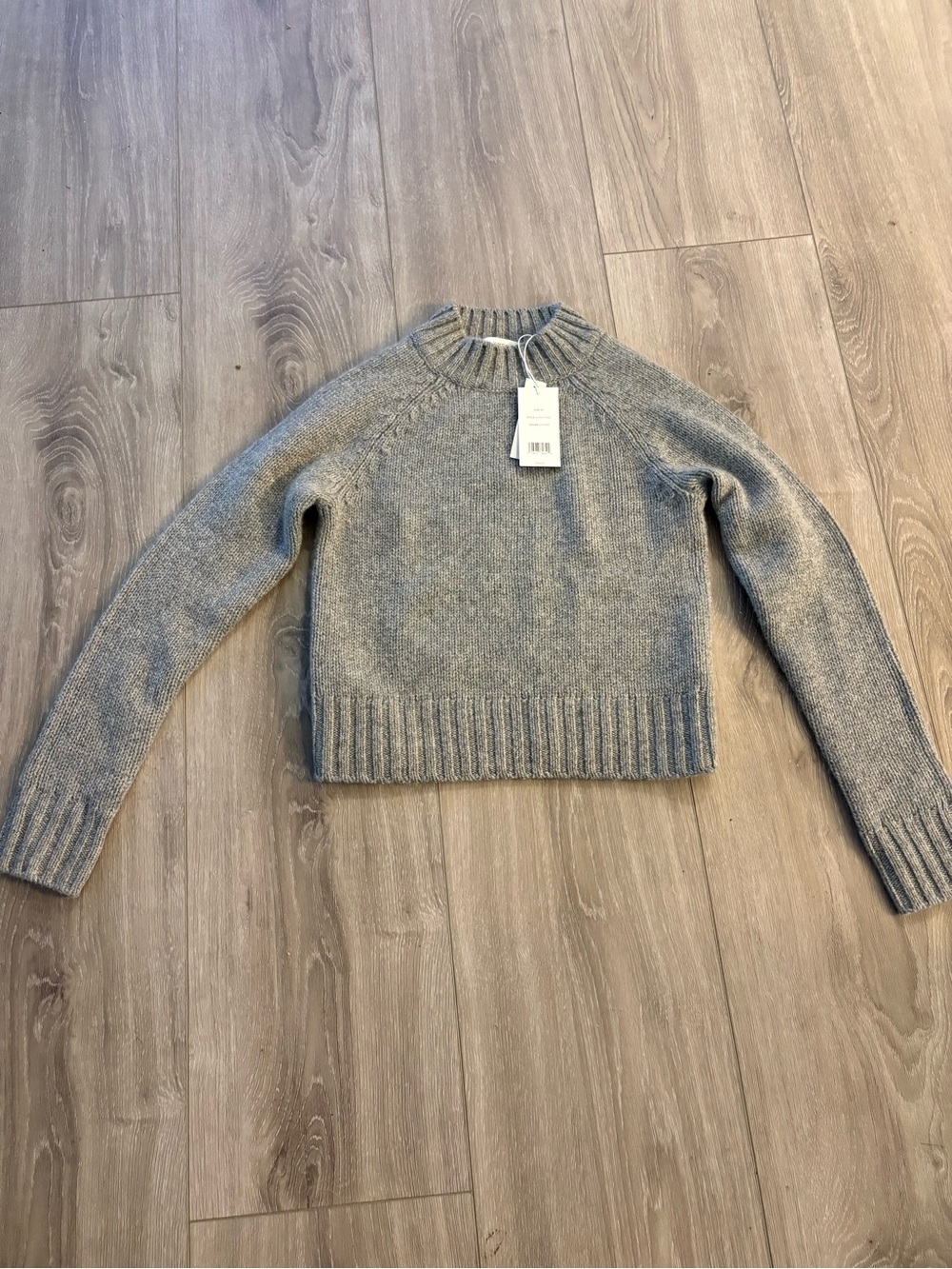 Vince Shrunken Mock Neck Cashmere Sweater